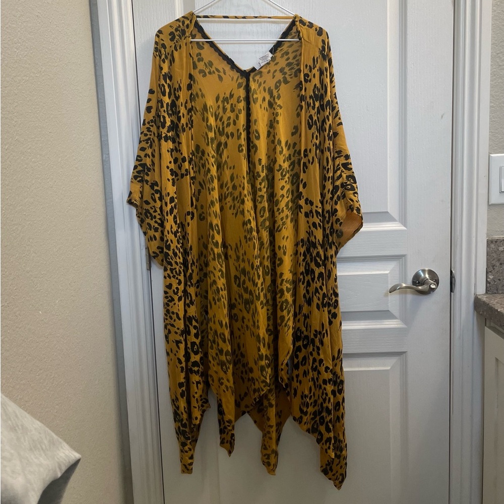 Leopard print cardigan